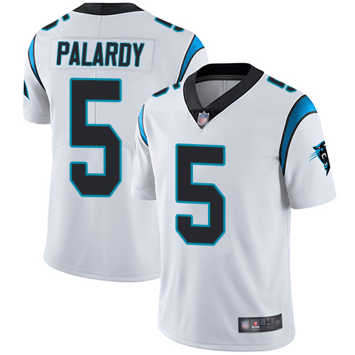 Carolina Panthers Limited White Men Michael Palardy Road Jersey NFL Football #5 Vapor Untouchable->youth nfl jersey->Youth Jersey